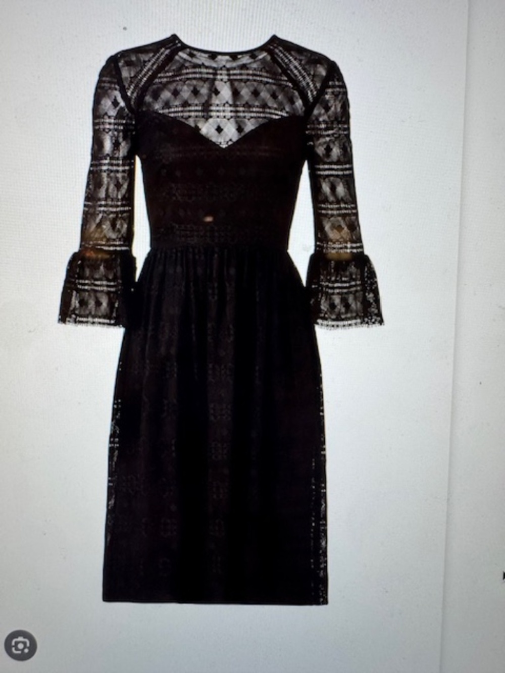 NEW WITH TAGS!  Trina Turk $348 Everdine Black Lace dress, Neiman Marcus, size 8